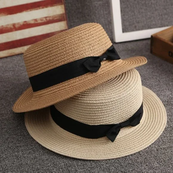 New summer seaside resort straw hat - Picture 5 of 5